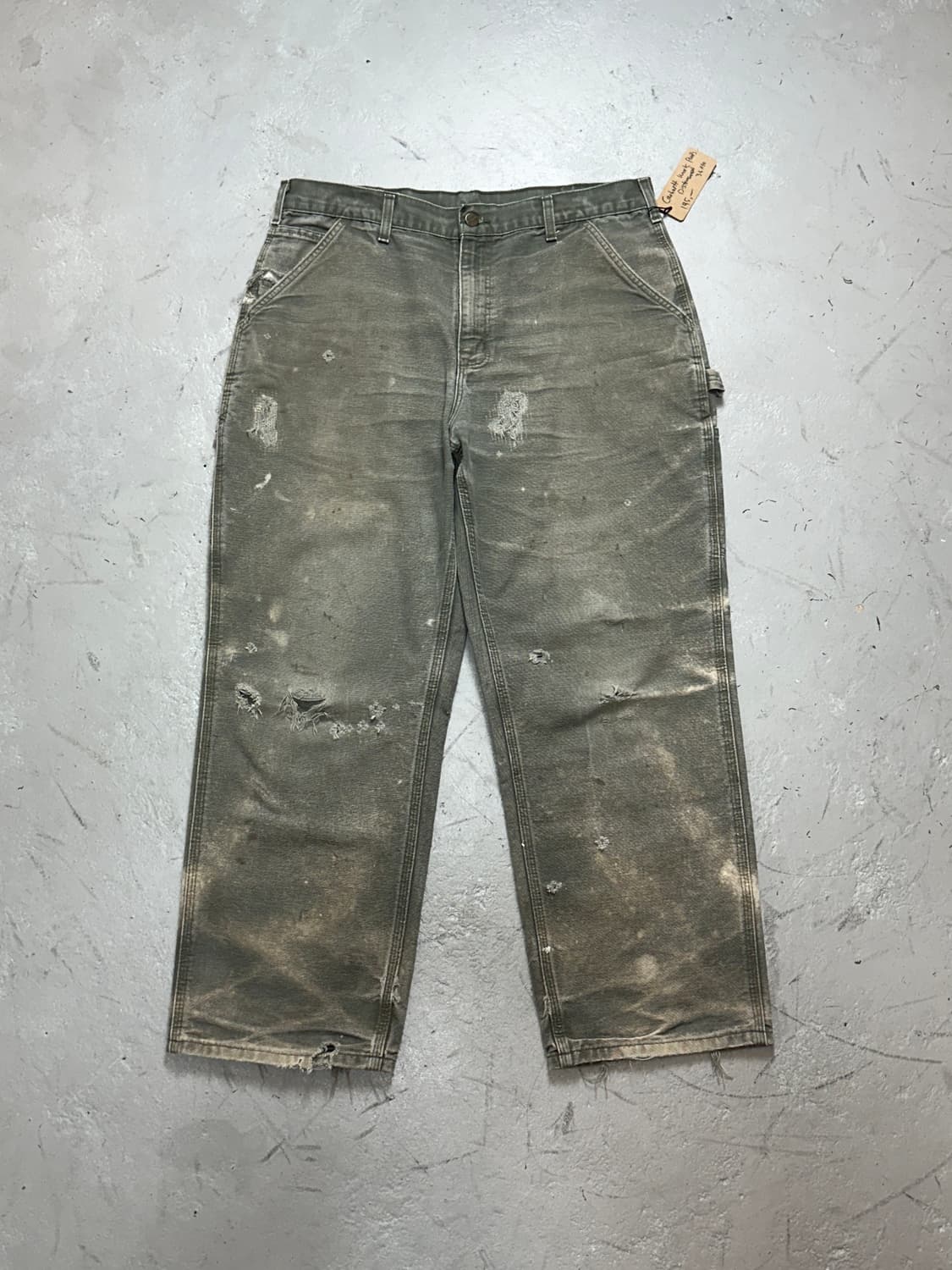 OG 칼하트 B11 싱글니 MOS 하드 페이딩 칼하트 더블니 상품이미지1