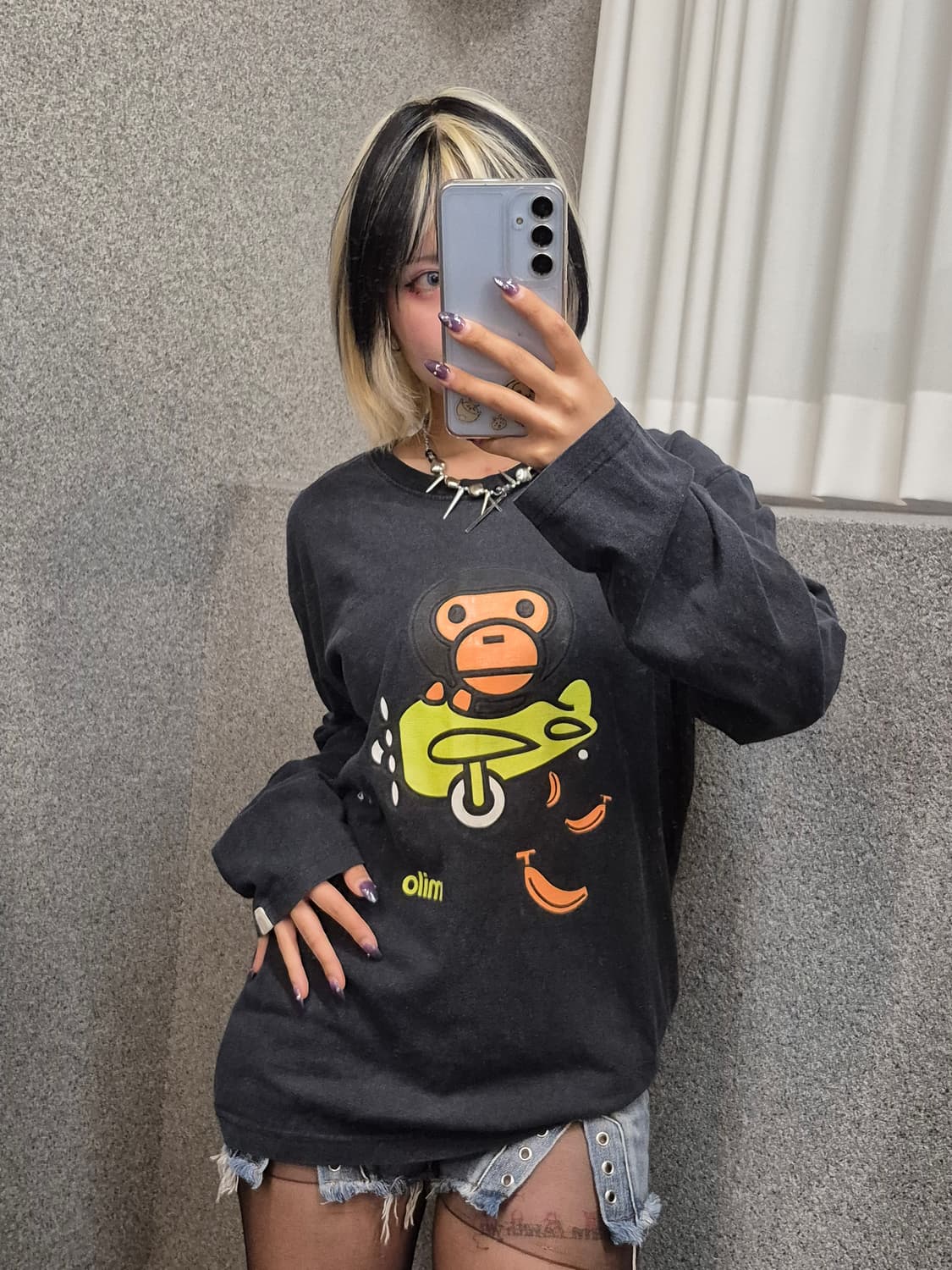 BAPE BABYMILO LONG T 상품이미지1