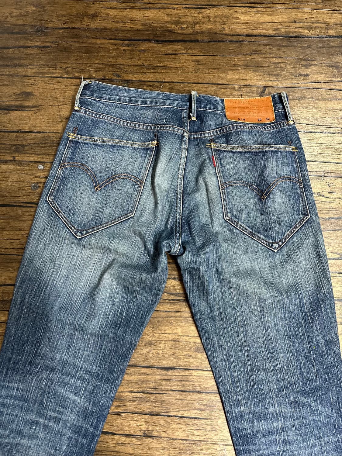 LeviS Premium 519 플라워 커스텀 페인팅 데님 팬츠 상품이미지6