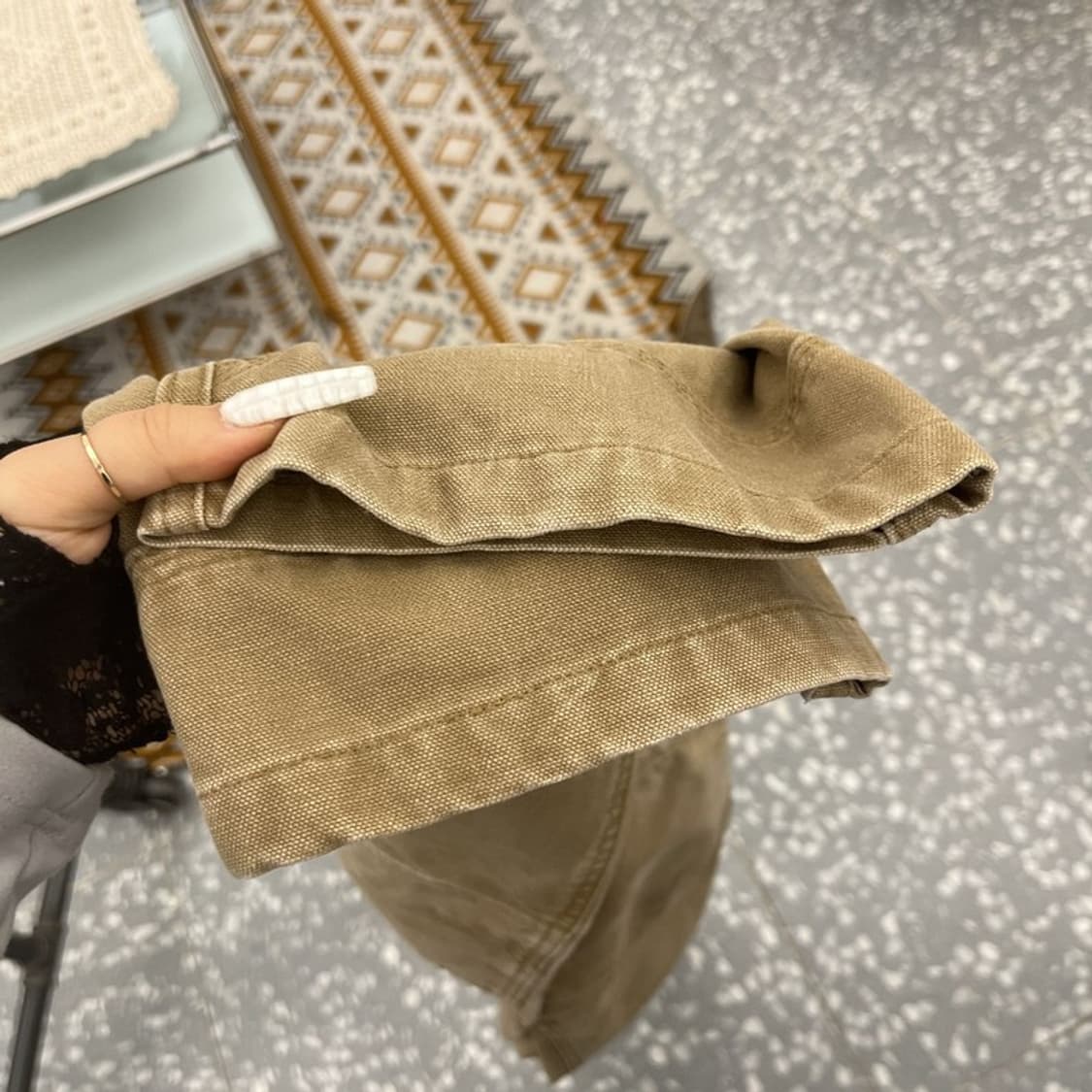 오클리 스트릿 캐주얼 빈티지 펑크 패치워크 바지 28인치 C10963 상품이미지8