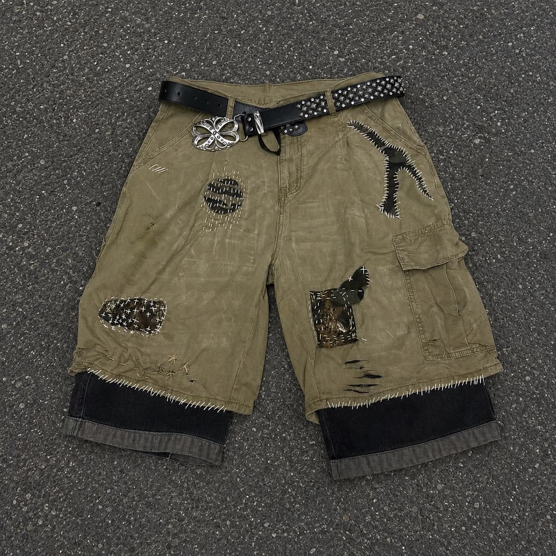 Sewing custom patch shorts  상품이미지1