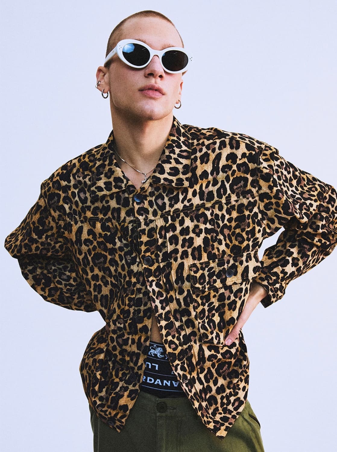 하이타이드 프랭키 Leopard Trucker Jacket 상품이미지4