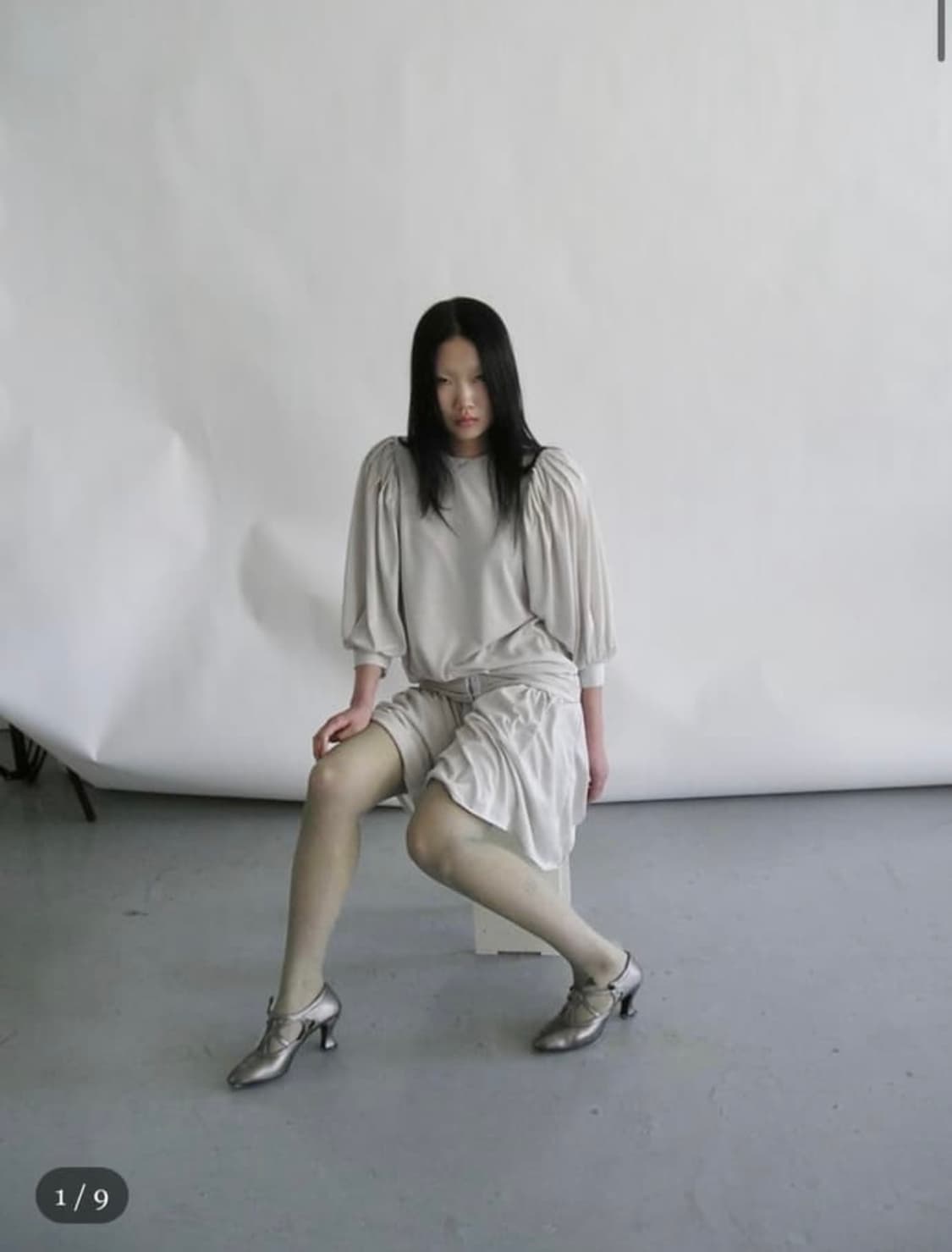 에옹쓰 Art Nouveau Dress - sage green 상품이미지1