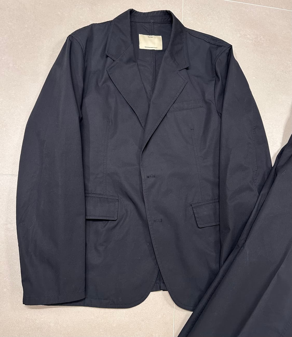 포터리 트래블 셋업 네이비 4size 상품이미지2