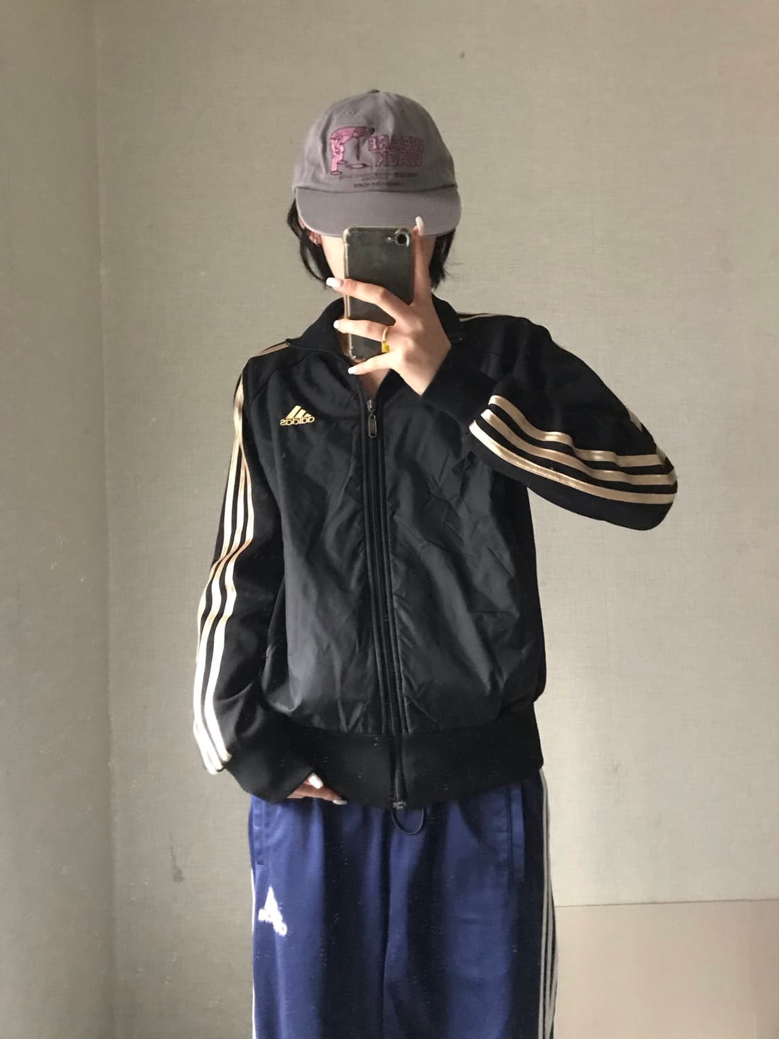 아디다스 블랙 골드 져지 상품이미지4