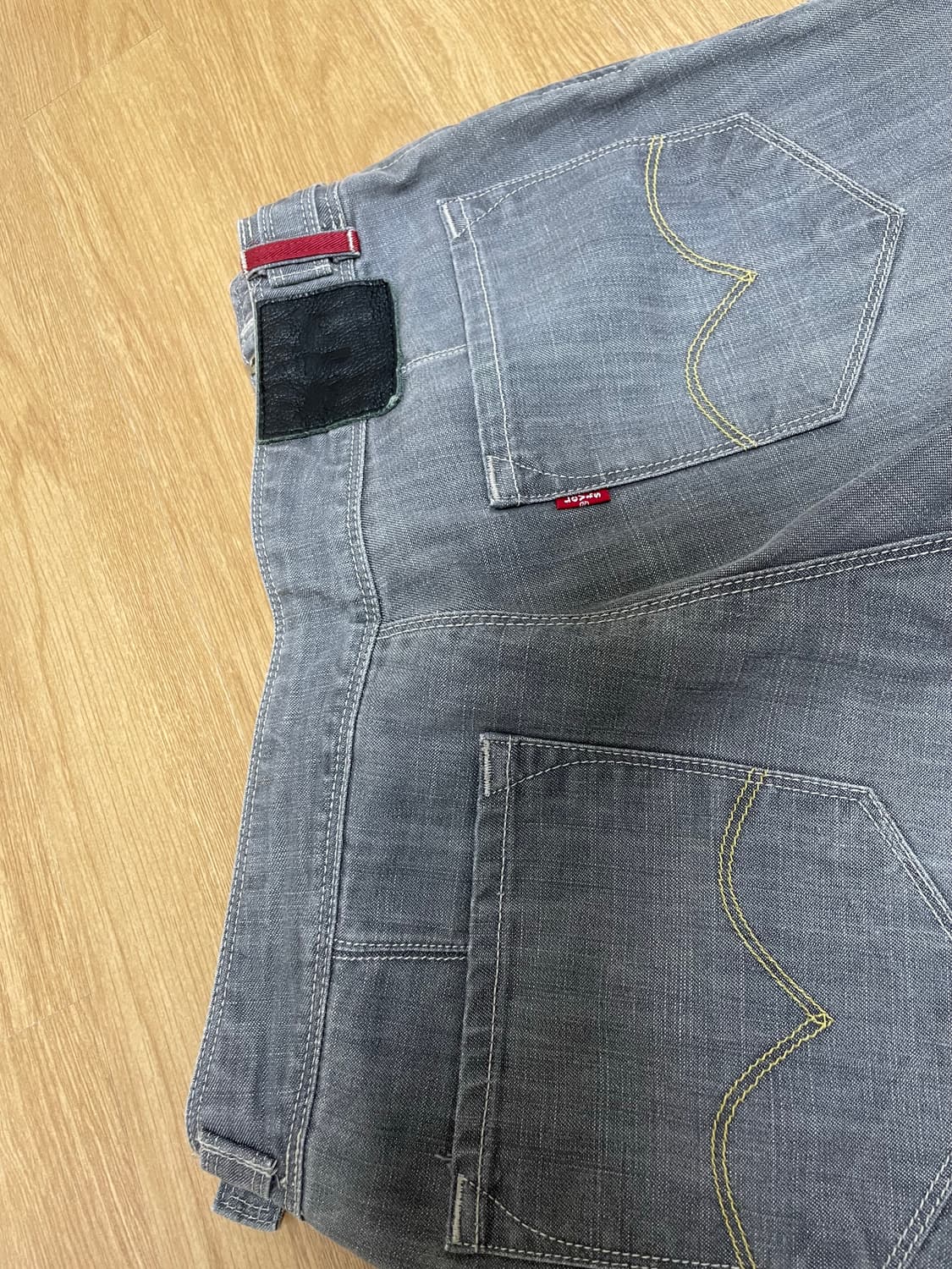 리바이스 우영미 그레이 랩 데님팬츠 상품이미지7