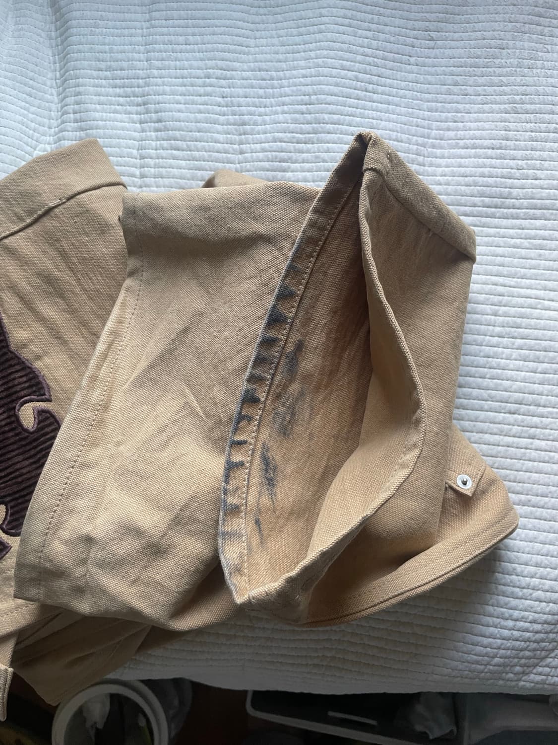 (2)웨스켄 포켓 디테일 와이드 팬츠 블랙, 카멜 상품이미지4