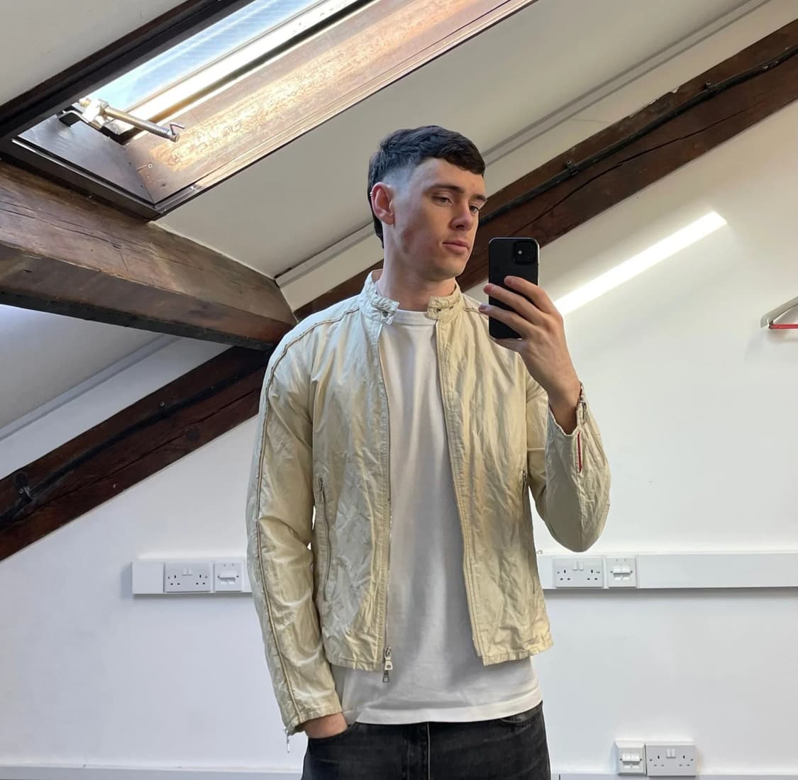 프라다 스포츠 나일론 바이커 재킷 (SGA705) 상품이미지2