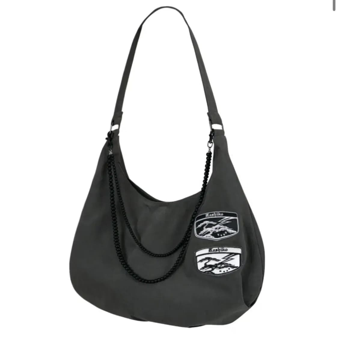 카시코 볼체인 숄더백 차콜 토트백 가방 상품이미지1