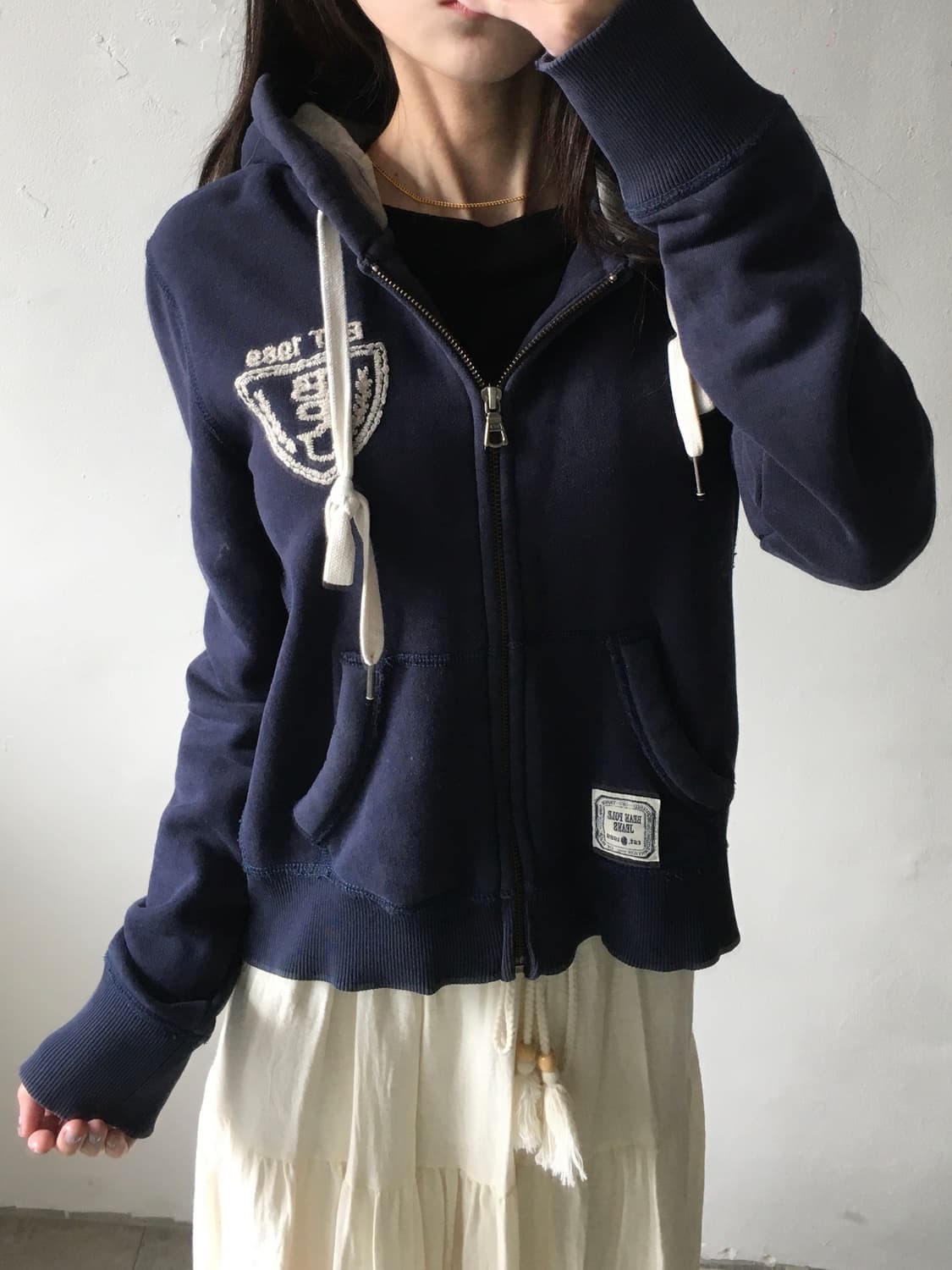 빈폴  가슴로고 후드집업 상품이미지1