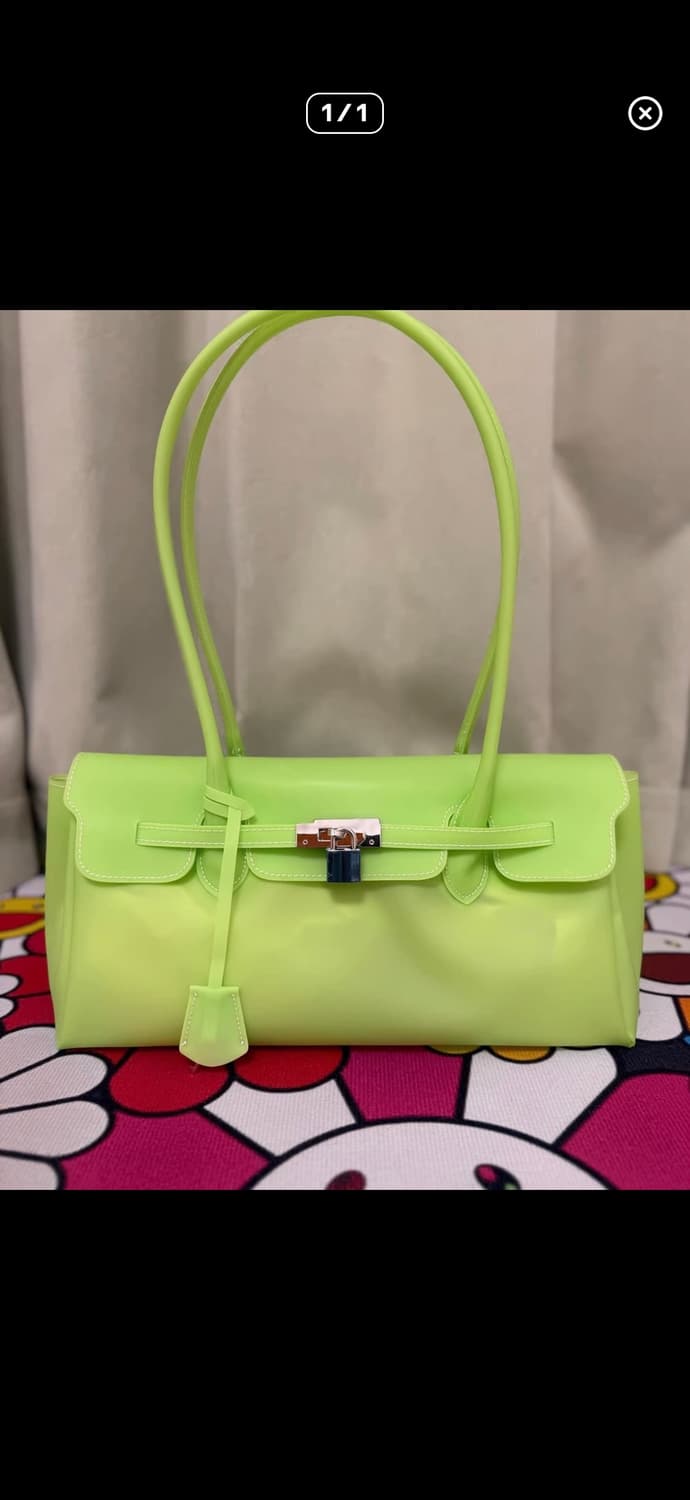Jelly firkin bag (neo green) 바로배송 가능 상품이미지1