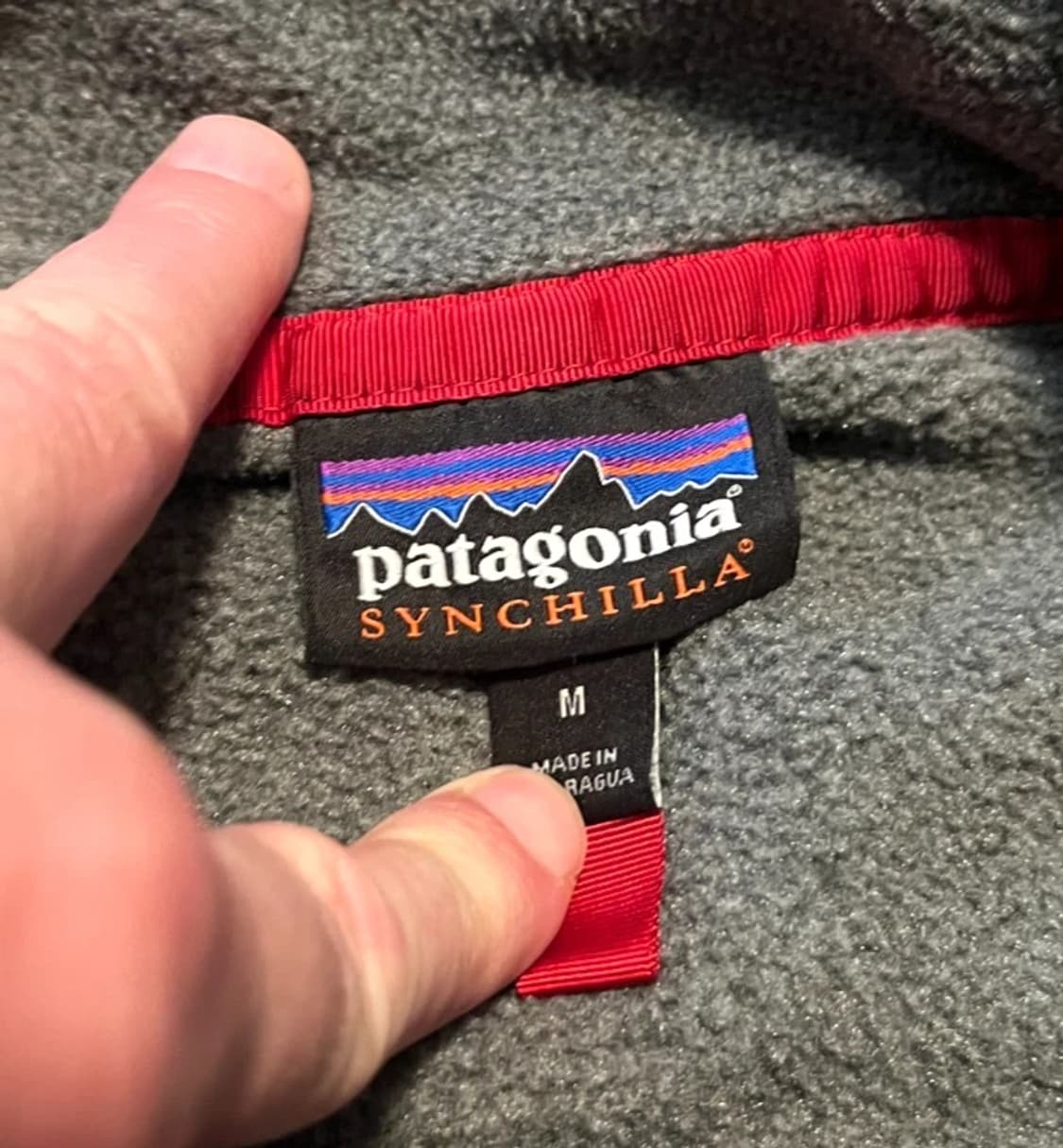 00s 파타고니아 신칠라 스냅-T 카키그린/네이비 니카라과 상품이미지3