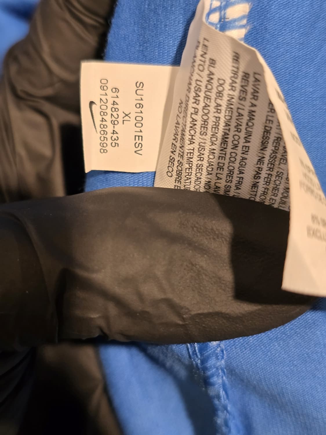 Nike Blue Full-Zip Hoodie 상품이미지5