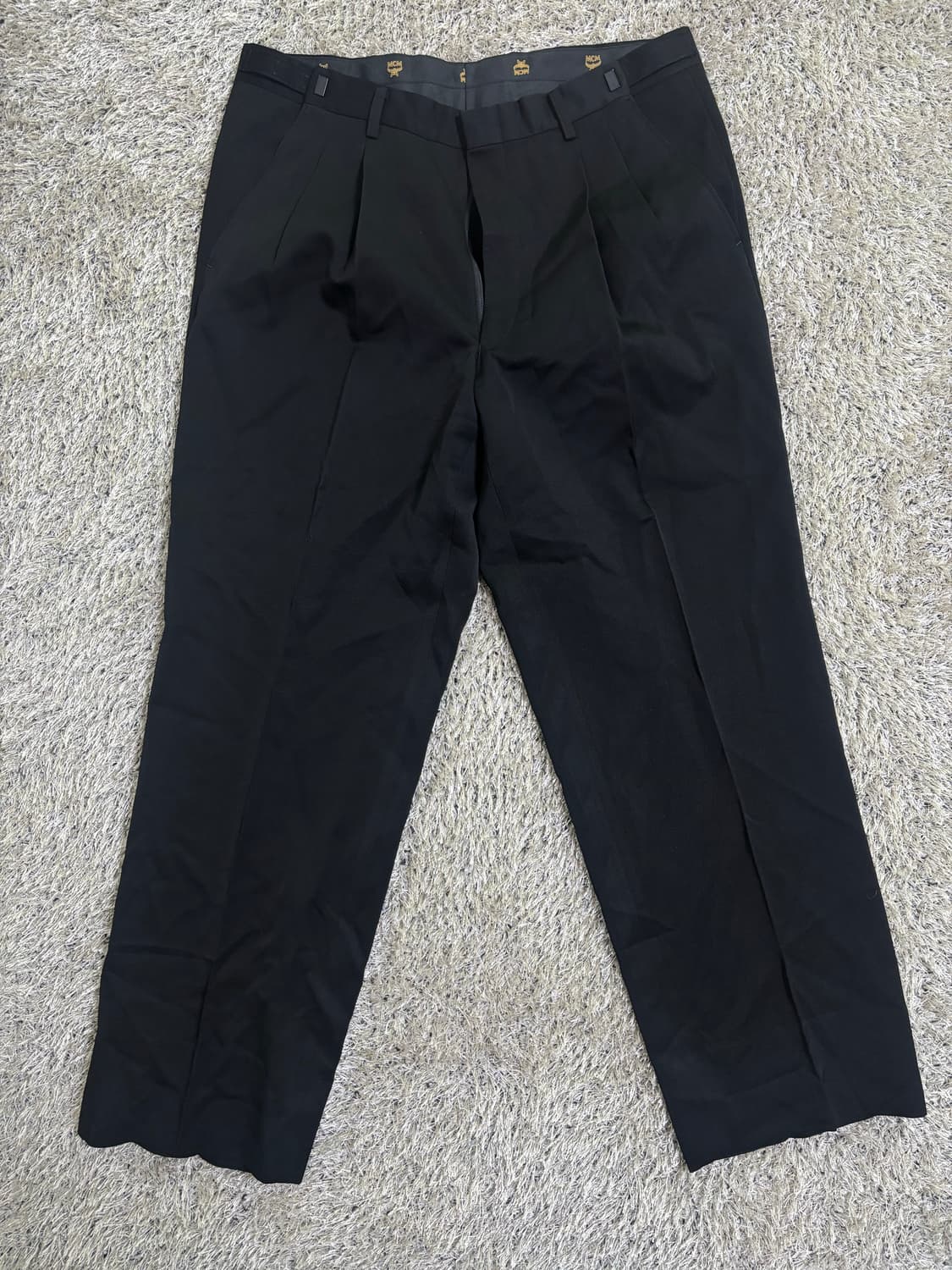 일제 MCM 검정 슬랙스 34사이즈 상품이미지1