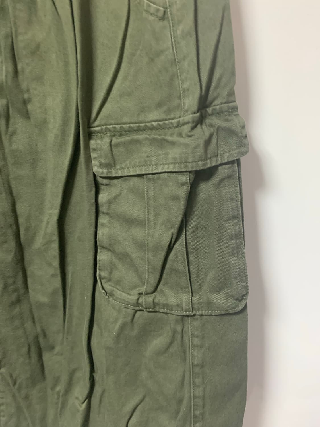 Naneu 카키 카고 롱스커트 55-66-77 상품이미지5