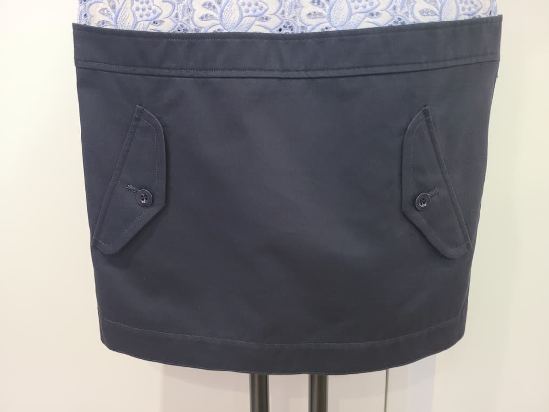 사카이럭 레이스 배색 미니 원피스  44~55 상품이미지5