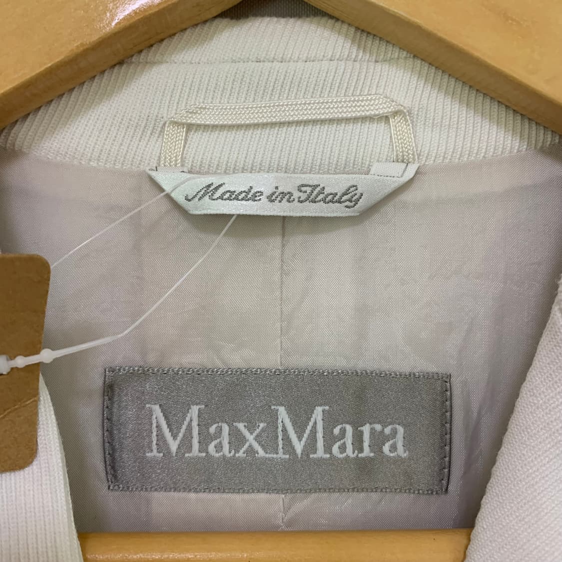 막스마라 이태리 빈티지 화이트그레이 포멀 블레이저 자켓 상품이미지4