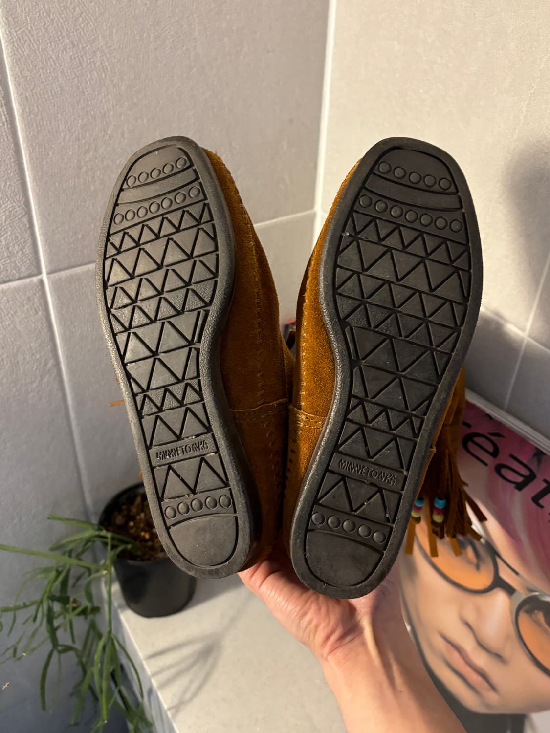 미네통카 스웨이드 프린지 부츠 상품이미지6