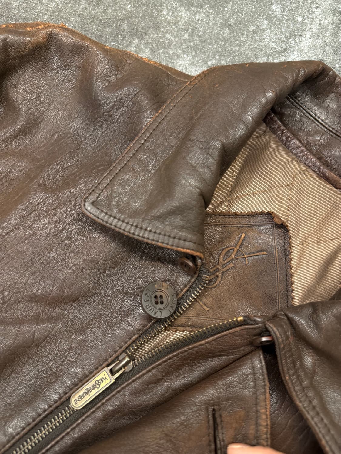 YSL 입생로랑 양가죽 자켓 상품이미지7