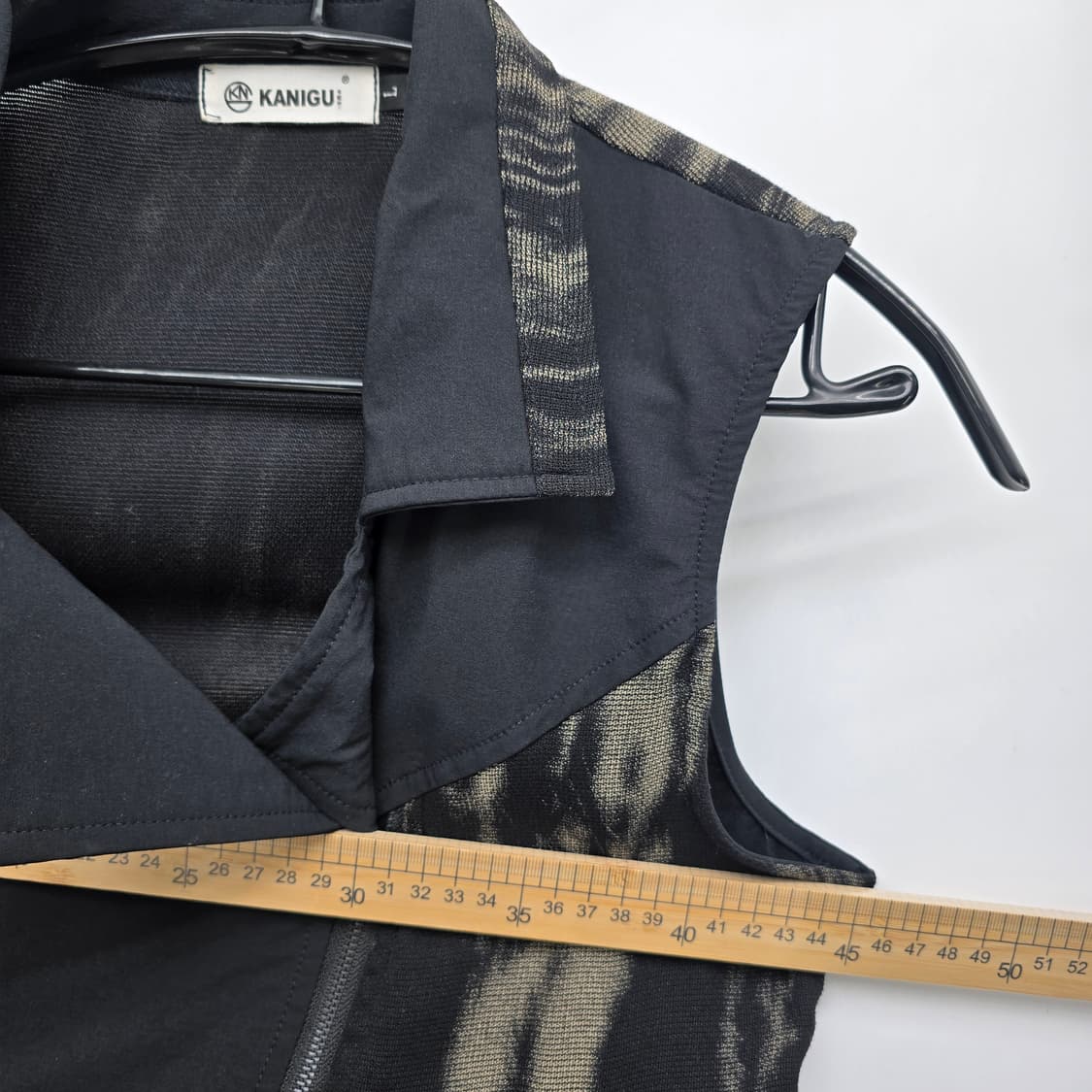 블랙 언발란스 조끼 베스트 상품이미지7