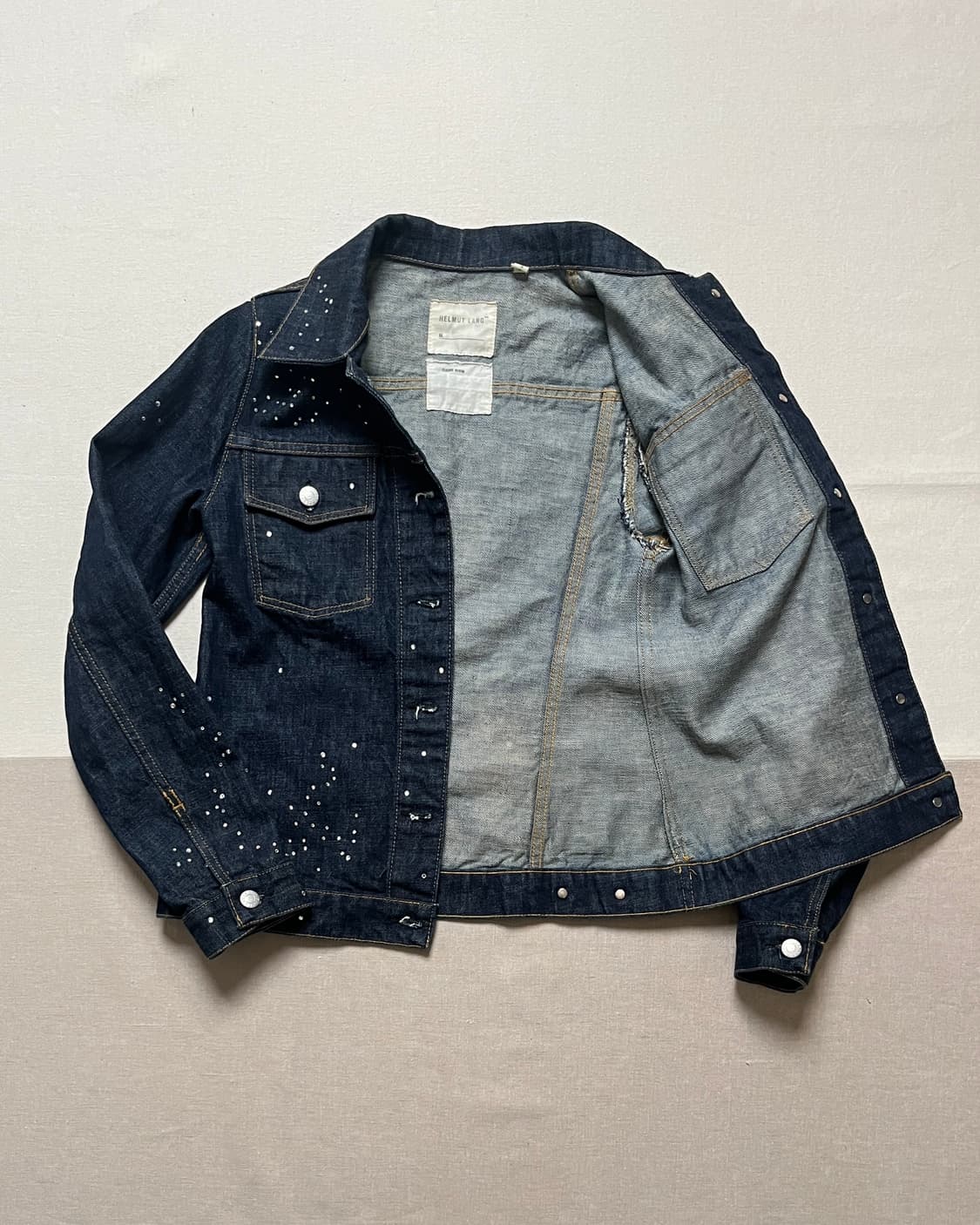 00s 헬무트랭 비즈 커스텀 데님자켓 helmut lang  상품이미지3