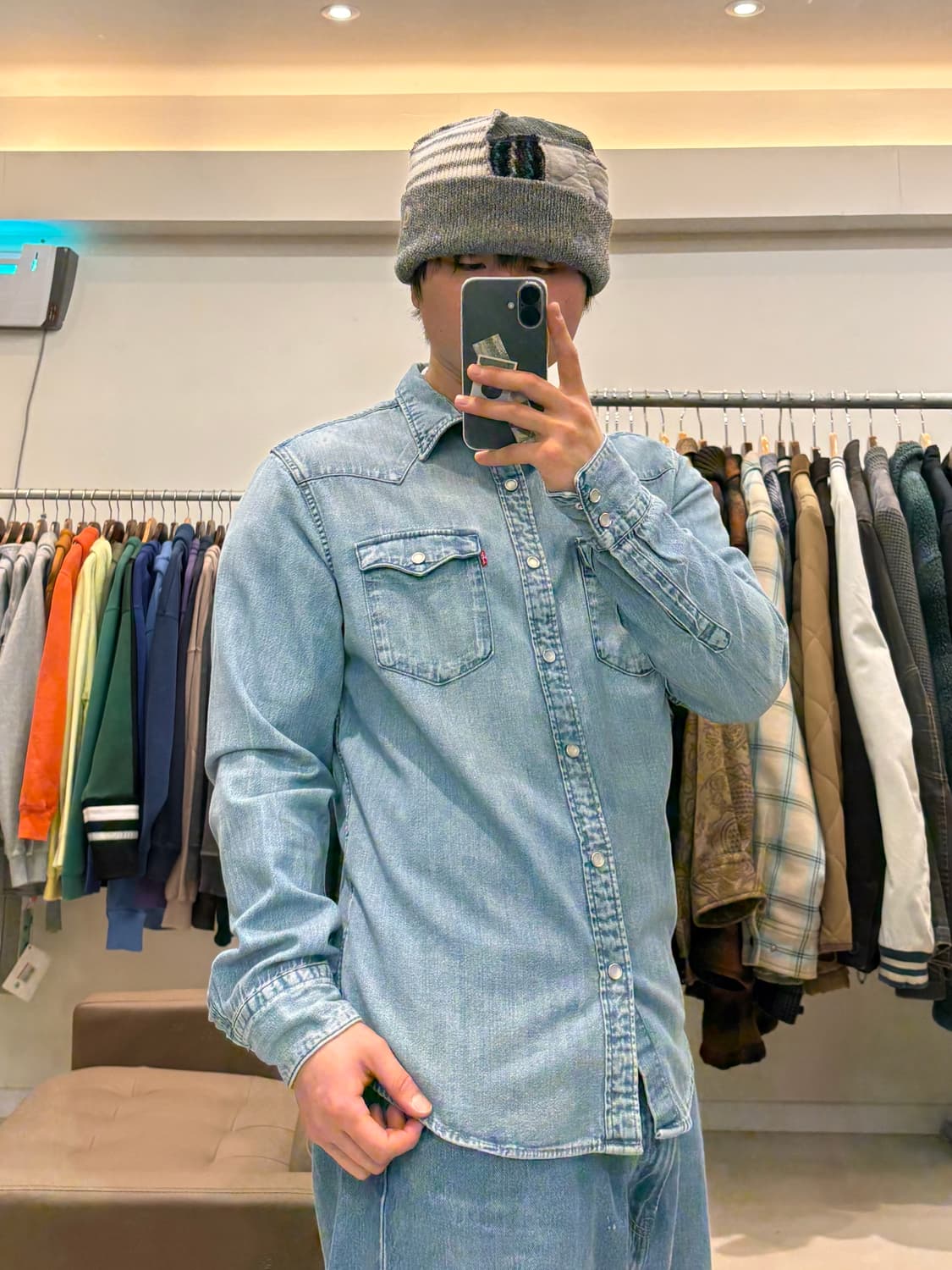 리바이스 웨스턴 데님셔츠 상품이미지8