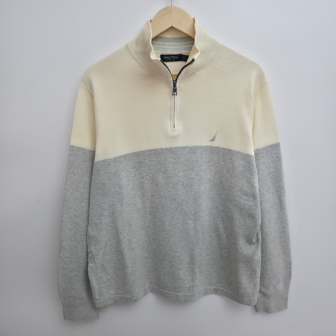 [L] 노티카 쿼터 집업 니트 상품이미지1