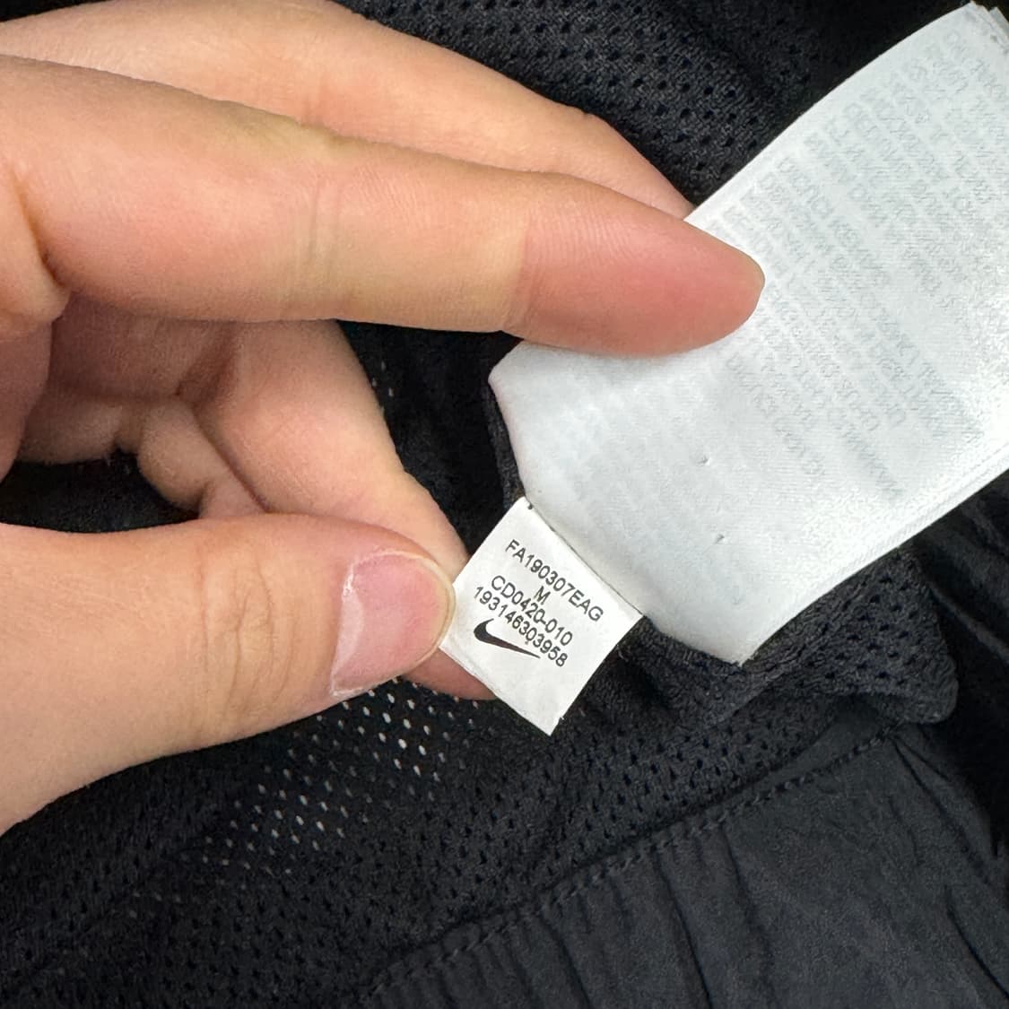 나이키 사이드라인 백로고 스우시 아노락 M 상품이미지7