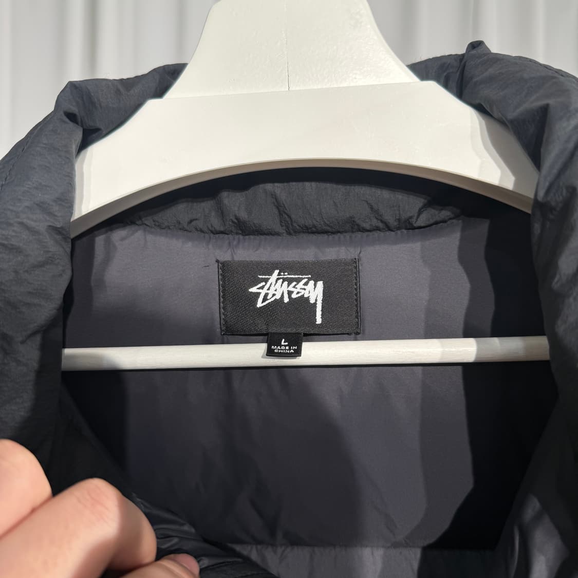 스투시 다운 퍼퍼 나일론 블랙 패딩
L사이즈 상품이미지5