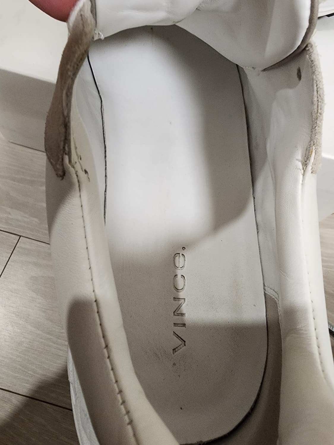 Vince 빈스 EASTSIDE 이스트사이드 화이트 레더 스니커즈 상품이미지6