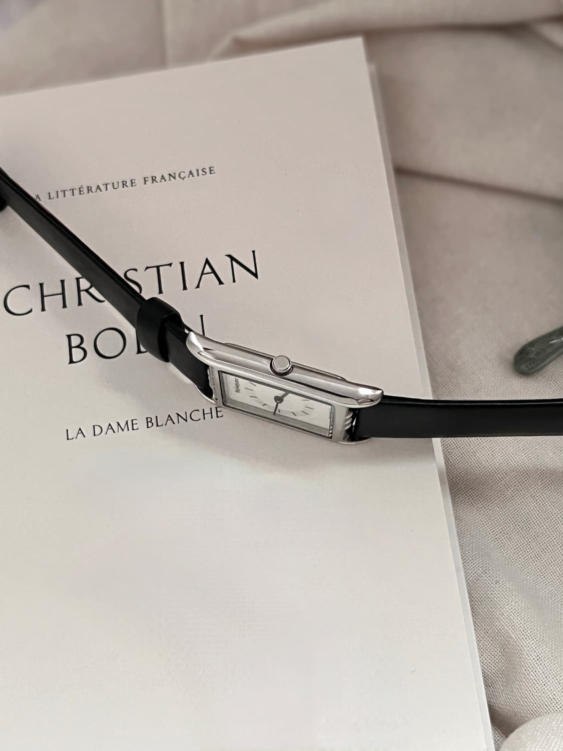 생로랑 렉탱글 시계 (남여공용) / 정품감정, 케어 상품이미지5