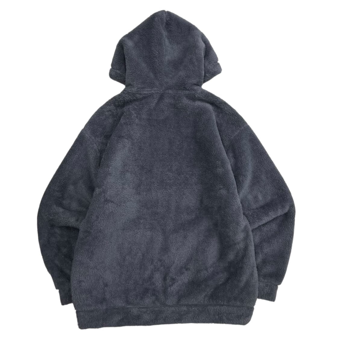 후아유 센터로고 딥소라 후리스 후드집업 S 상품이미지3