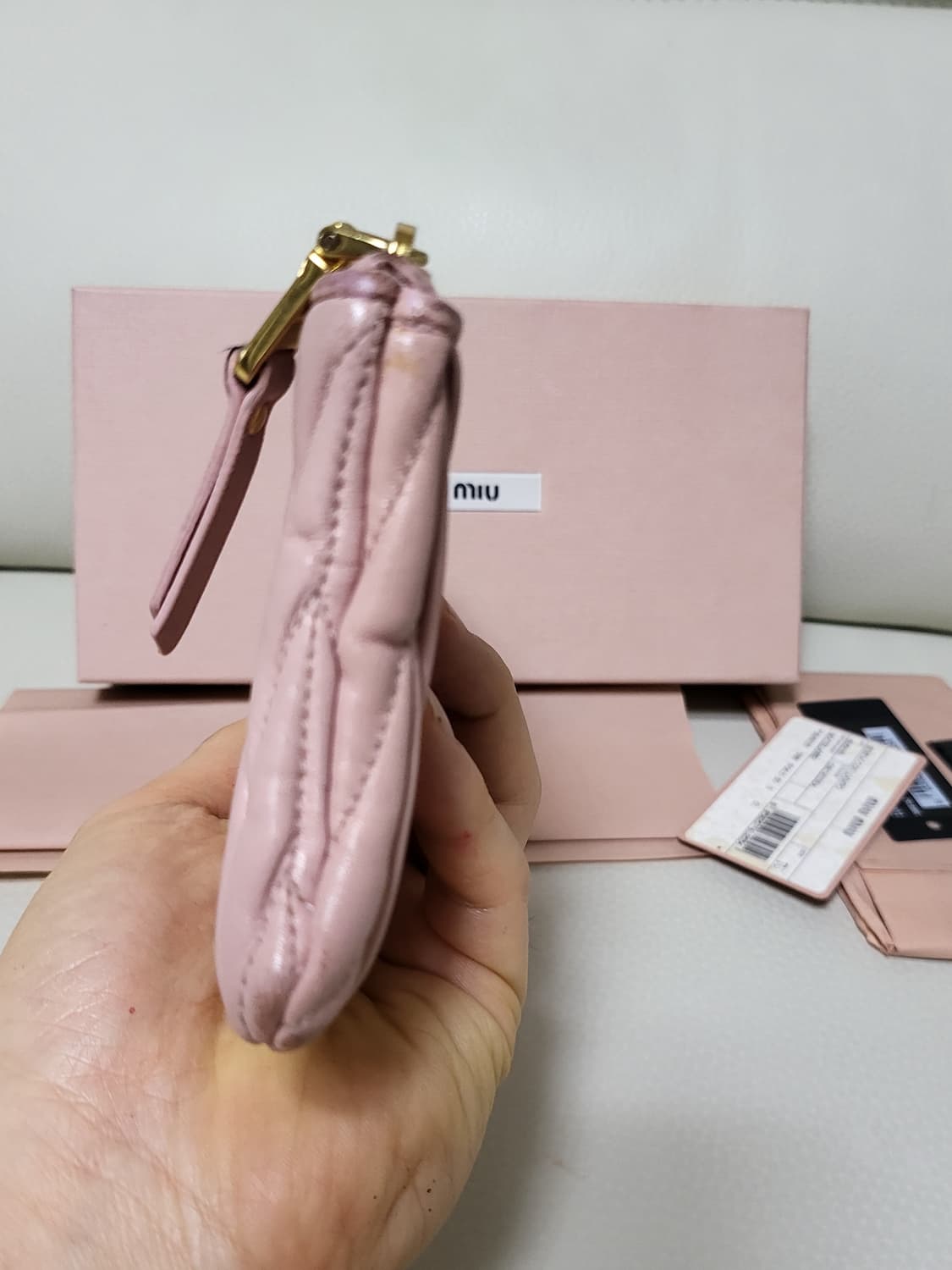 미우미우 파우치지갑 정품 상품이미지4