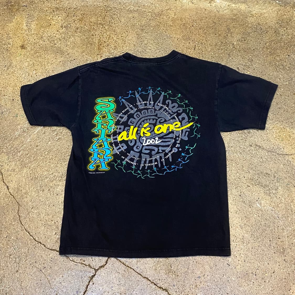 미국 빈티지 산타나 SANTANA 반팔티 락티셔츠 상품이미지5