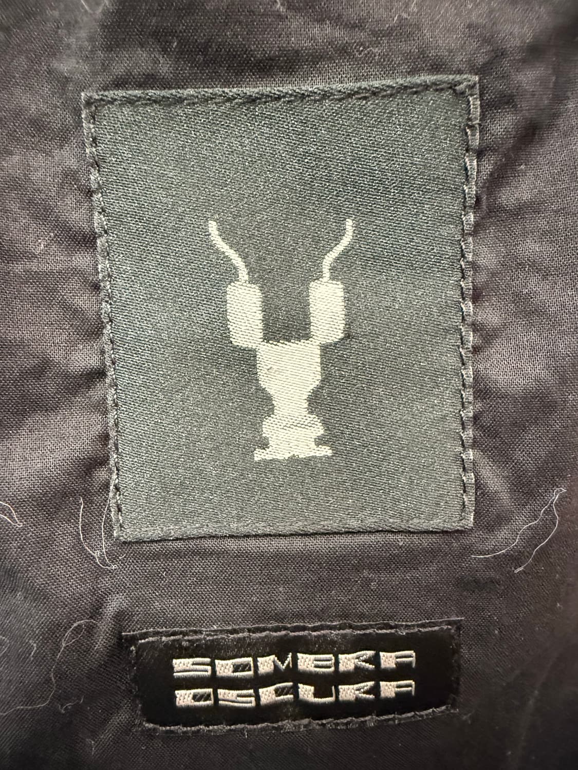 릭오웬스 다크쉐도우  사선 코트 Tecuatl 코튼 자켓 상품이미지6