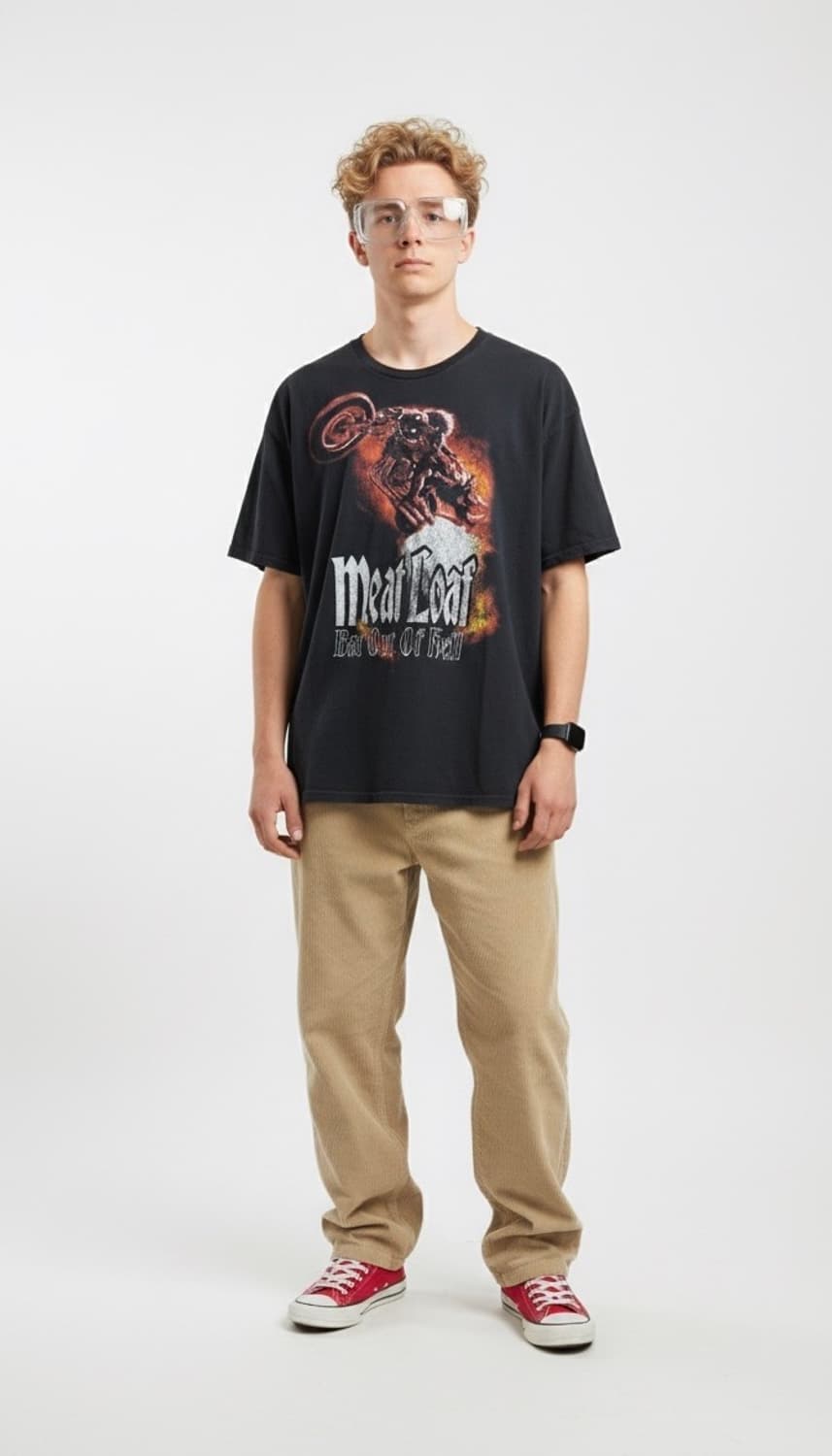 Meat Loaf 'Bat Out of Hell' 티셔츠 XL 상품이미지1