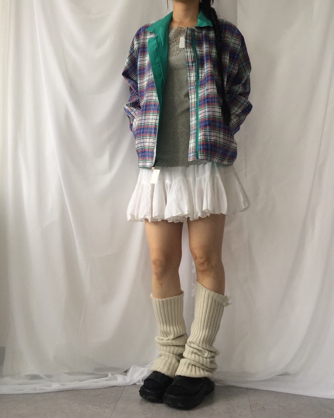 Reversible high neck jacket 상품이미지1