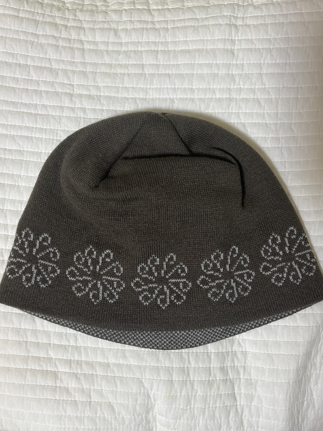9999 아카이브 Linking Flower Jacquard Beanie 상품이미지1