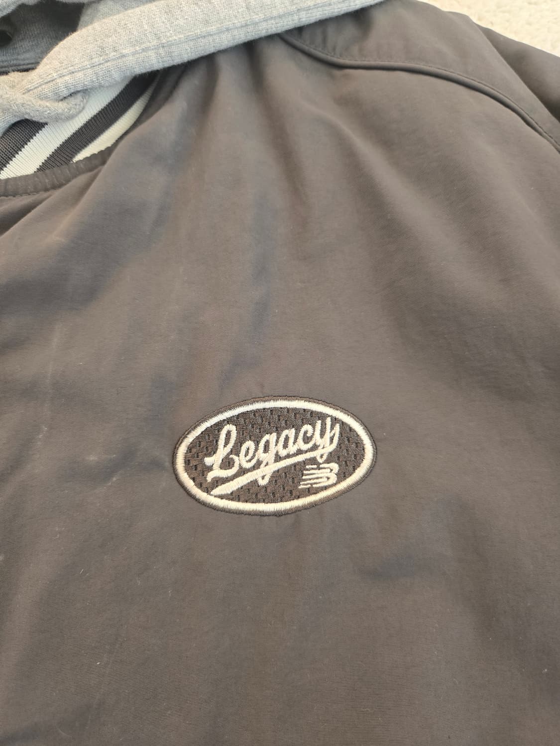 뉴발란스 레거시 후드 바시티 야구점퍼 S 상품이미지4