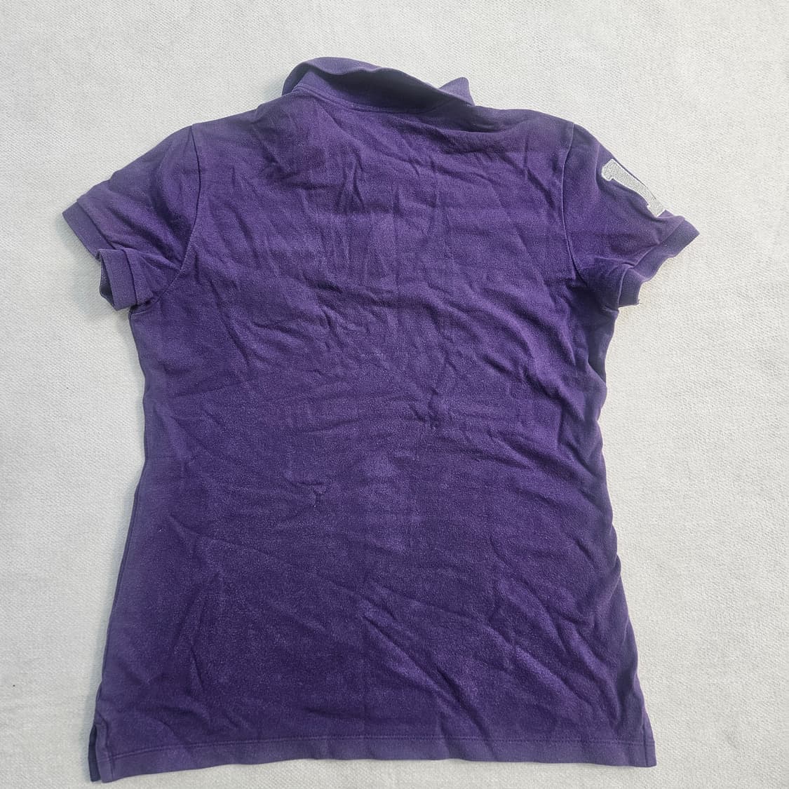 90 티니위니 보라색 곰 자수 카라티 0303Y 상품이미지2