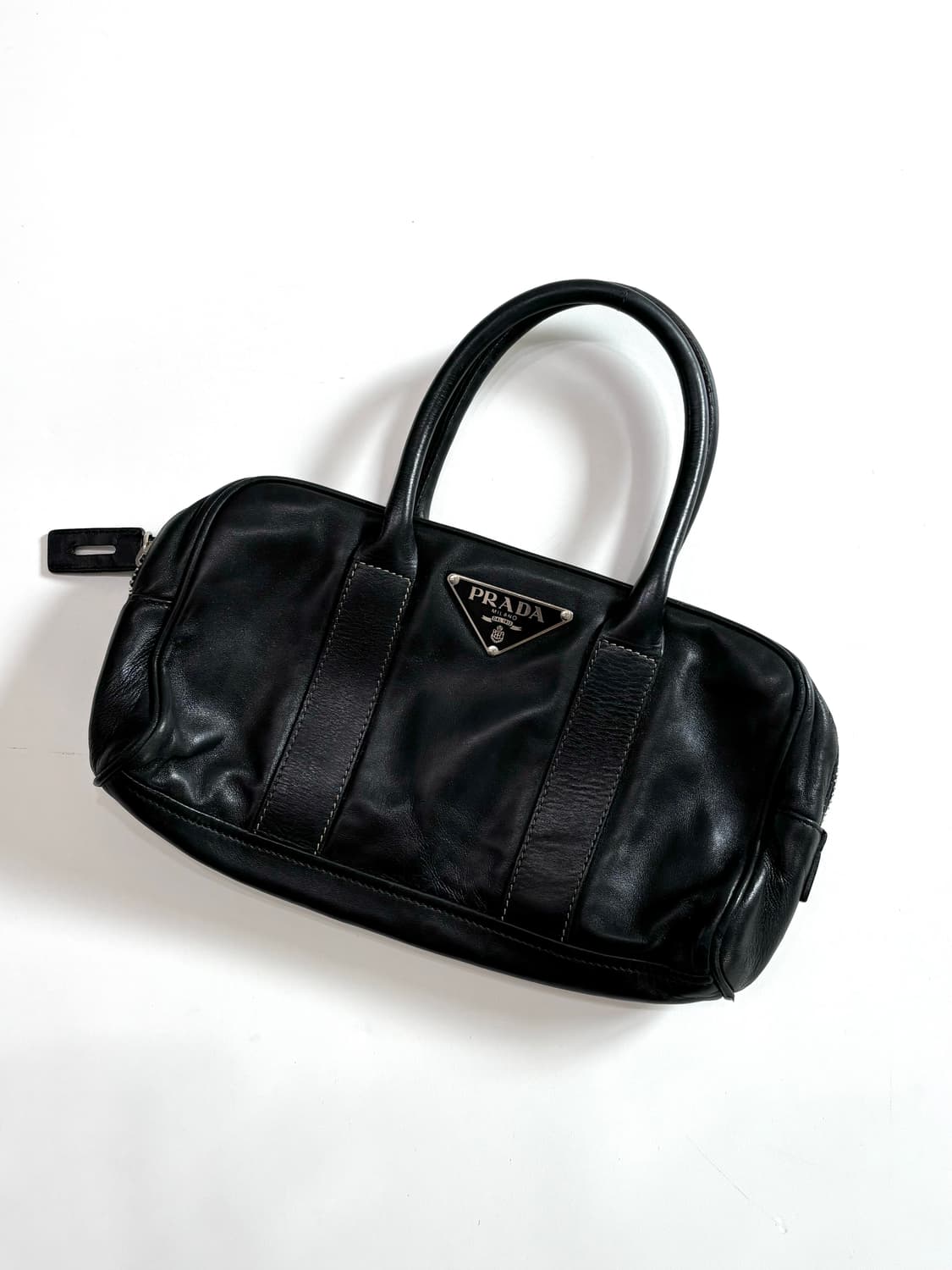 Prada 프라다 블랙 레더 토트백 상품이미지3