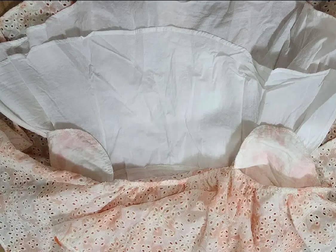 오렌지 플라워 아일렛 원피스 드레스 상품이미지4