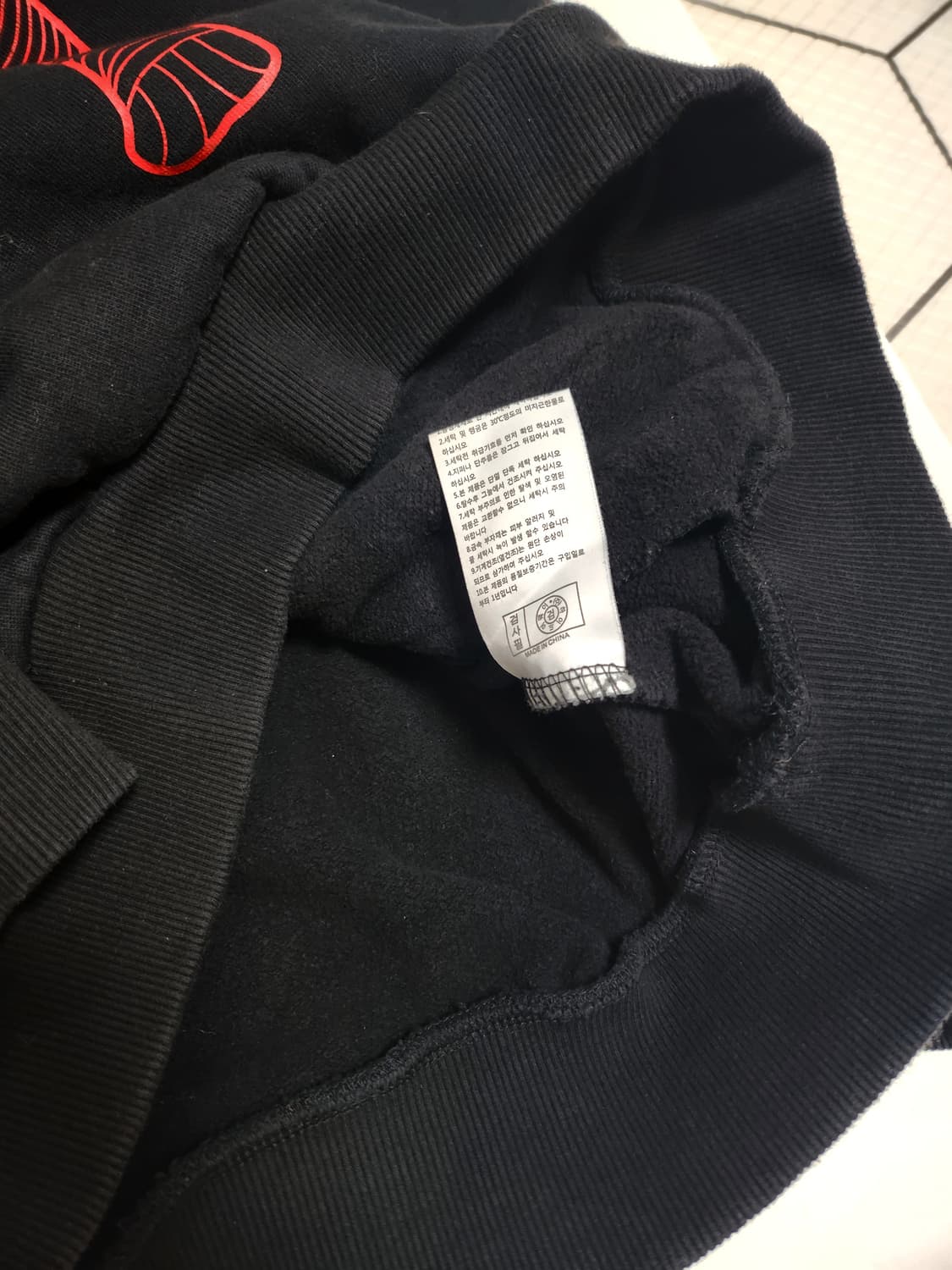 라이프워크 빅도그 후드티 블랙  상품이미지3