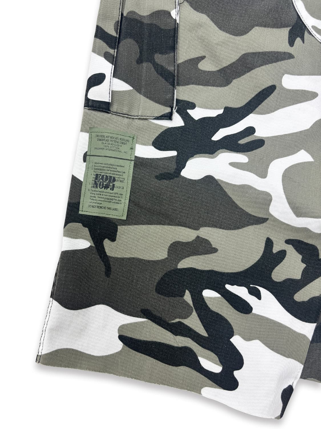 Distressed Sashiko Snow camo Bermuda _ 2 상품이미지7