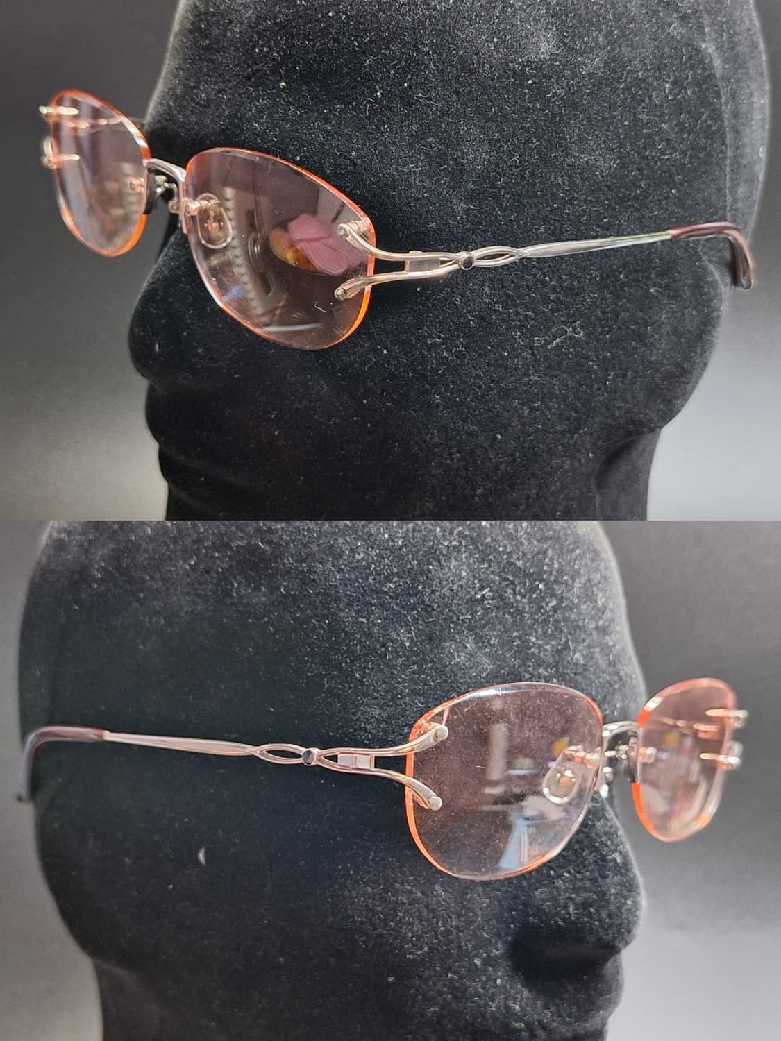 SHANPIA 무테 안경테 겸 선글라스 일본 수입 빈티지 레트로 클래식  상품이미지9