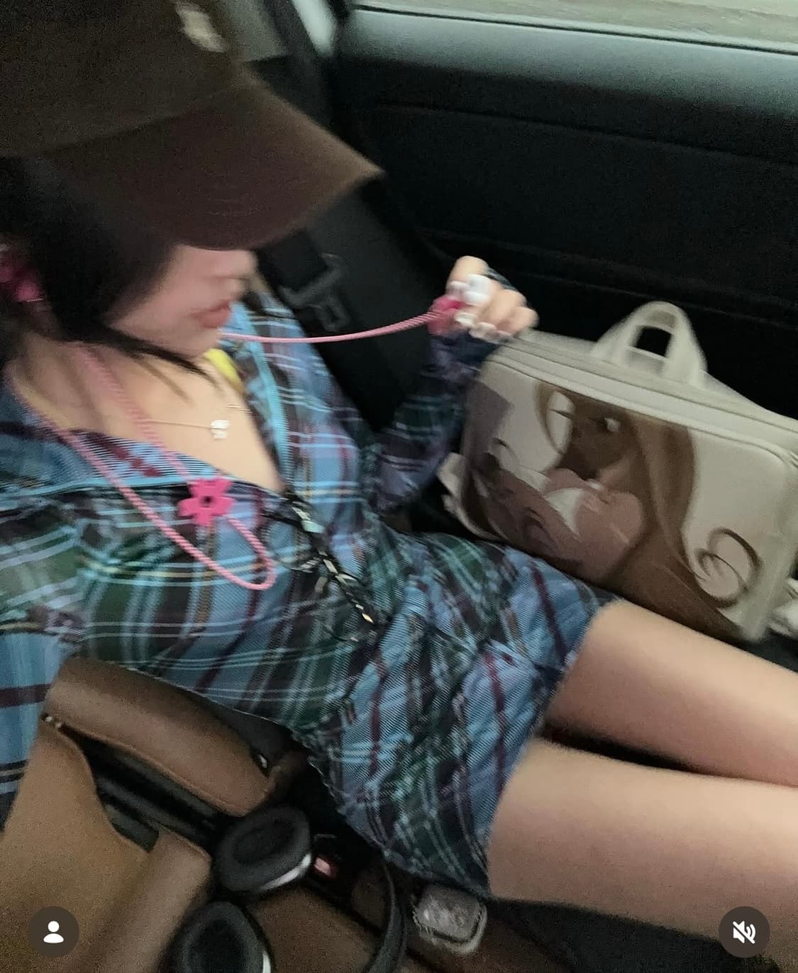 Alize Dress - Blue Plaid 상품이미지1