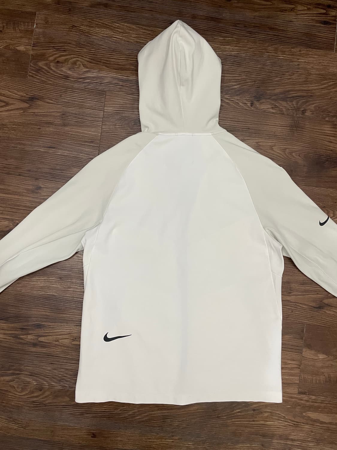 나이키 테크팩 니트 풀집 후디 윈드러너 후드집업 화이트 상품이미지9