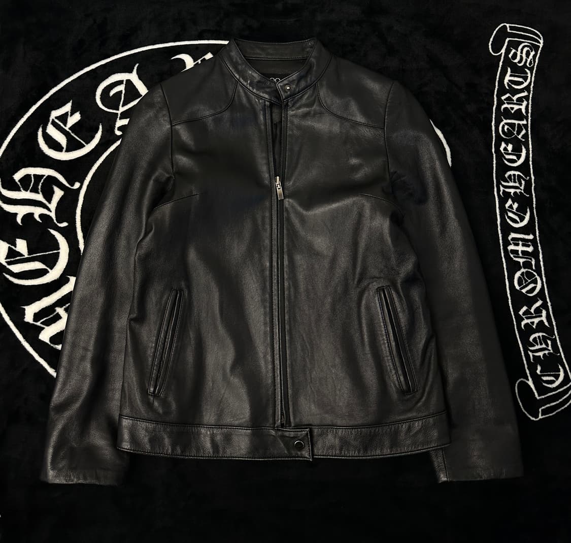 leather 빈티지 레더 미니멀 가죽자켓 램스킨 44-55 상품이미지1