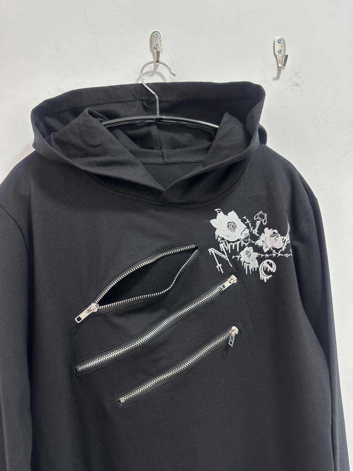 Vintage zipper detail hoodie 상품이미지3