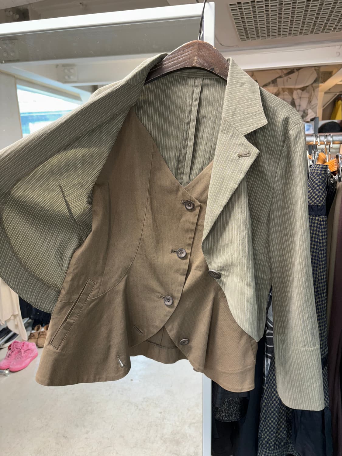 Grand success 레이어드 나일론 자켓 상품이미지3